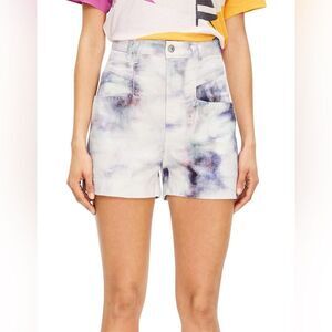 Isabel Marant  Denim Jean Shorts Women’s 34 Space Dyed Galaxy High Rise
